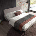 Cama tela color gris