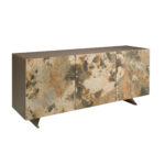 Credenza in legno tortora metallizzato