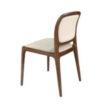 Cream leatherette chair