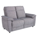 2-Sitzer-Sofa aus grauem Stoff