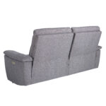 3 seater sofa in grey fabric