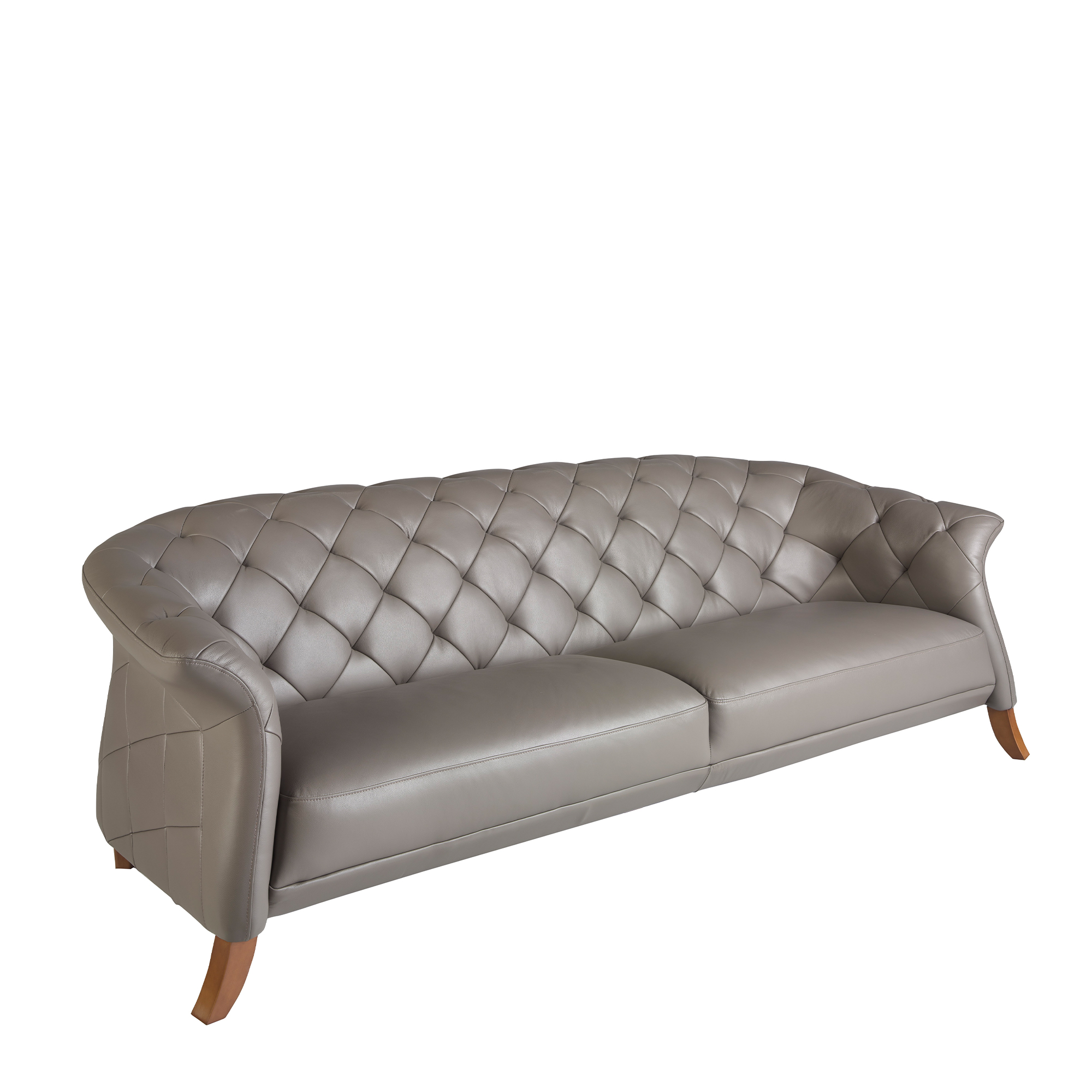 Chester sofa 3 seater grey leather