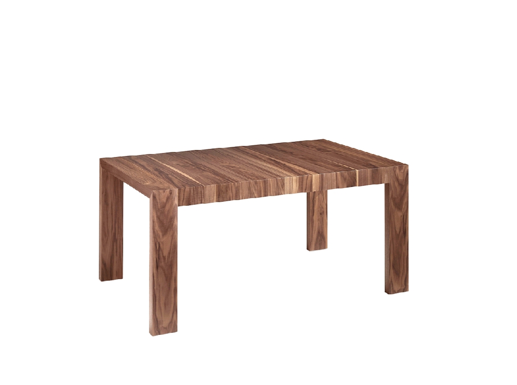 Mesa comedor extensible de madera Nogal