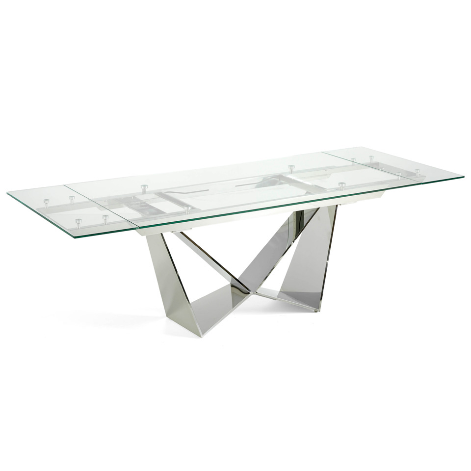 Dining Table With Tempered Glass Cover Angel Cerdá Sl 0275