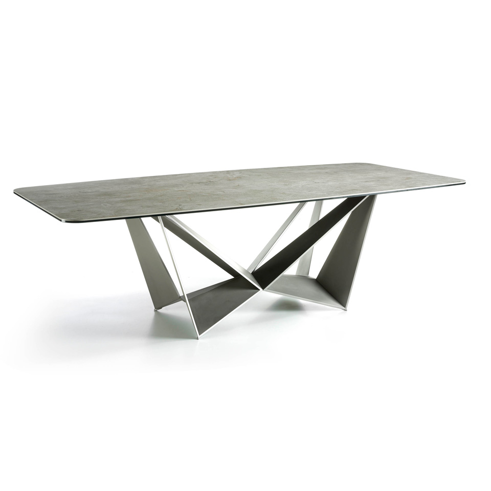 Espanol Mesa De Comedor Con Tapa De Marmol Porcelanico Angel Cerda S L